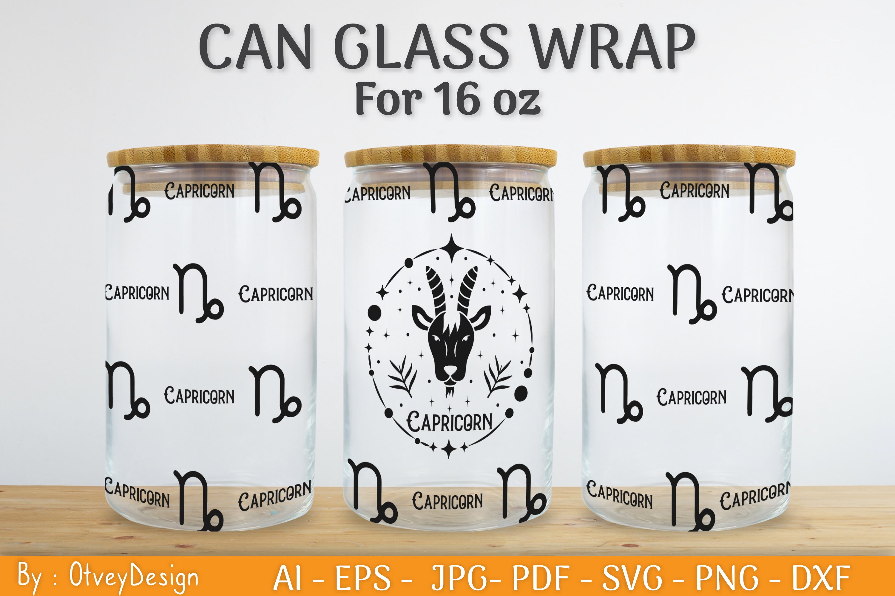 Zodiag Beer Can Glass 16 OZ SVG Bundle