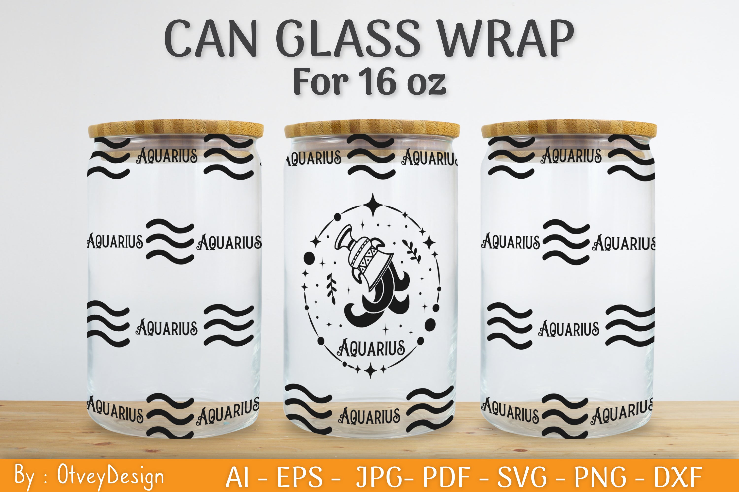 Zodiac Beer Can Glass 16 OZ SVG Bundle