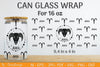 Zodiac Beer Can Glass 16 OZ SVG Bundle