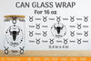 Zodiac Beer Can Glass 16 OZ SVG Bundle