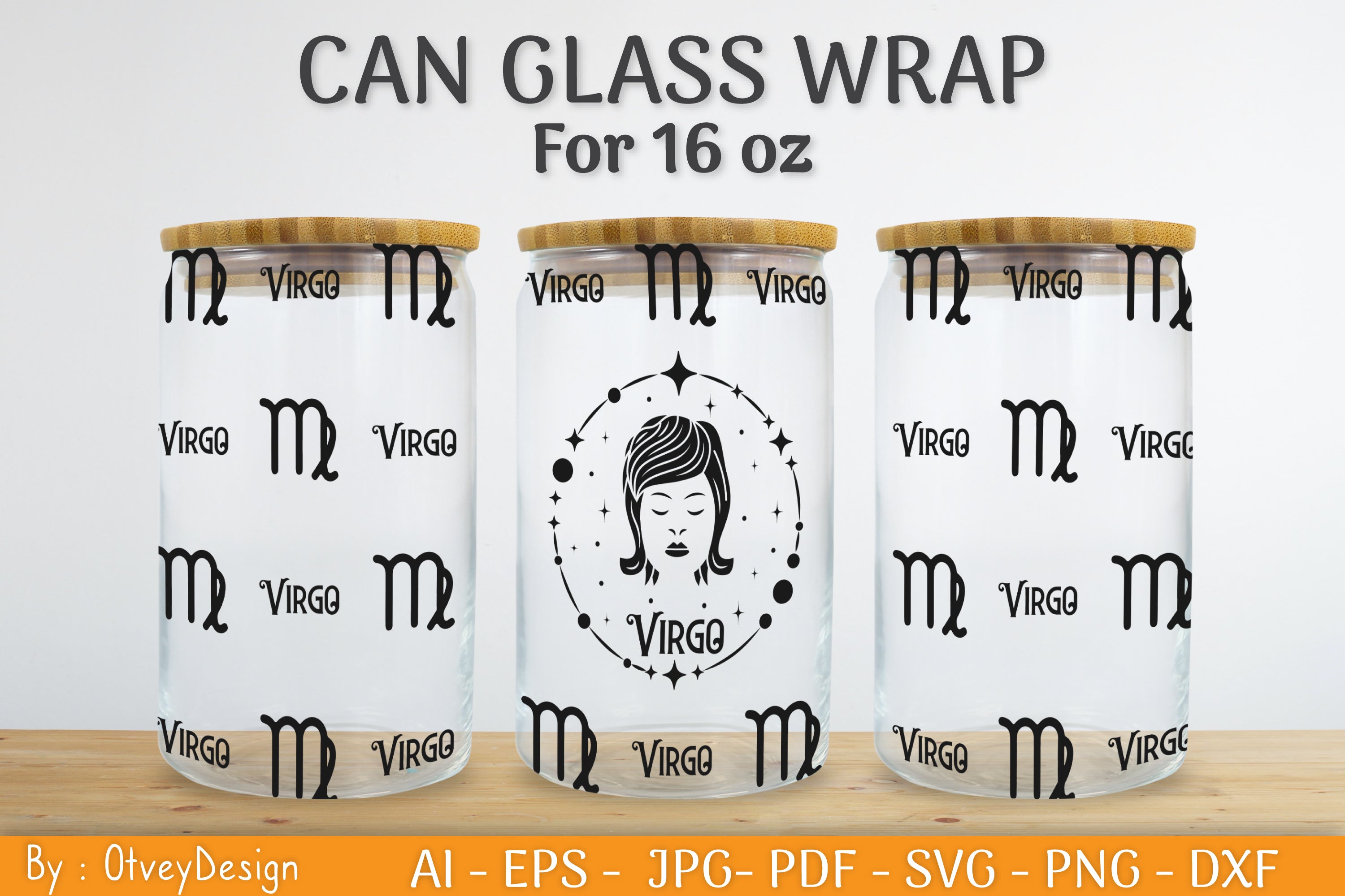 Zodiac Beer Can Glass 16 OZ SVG Bundle