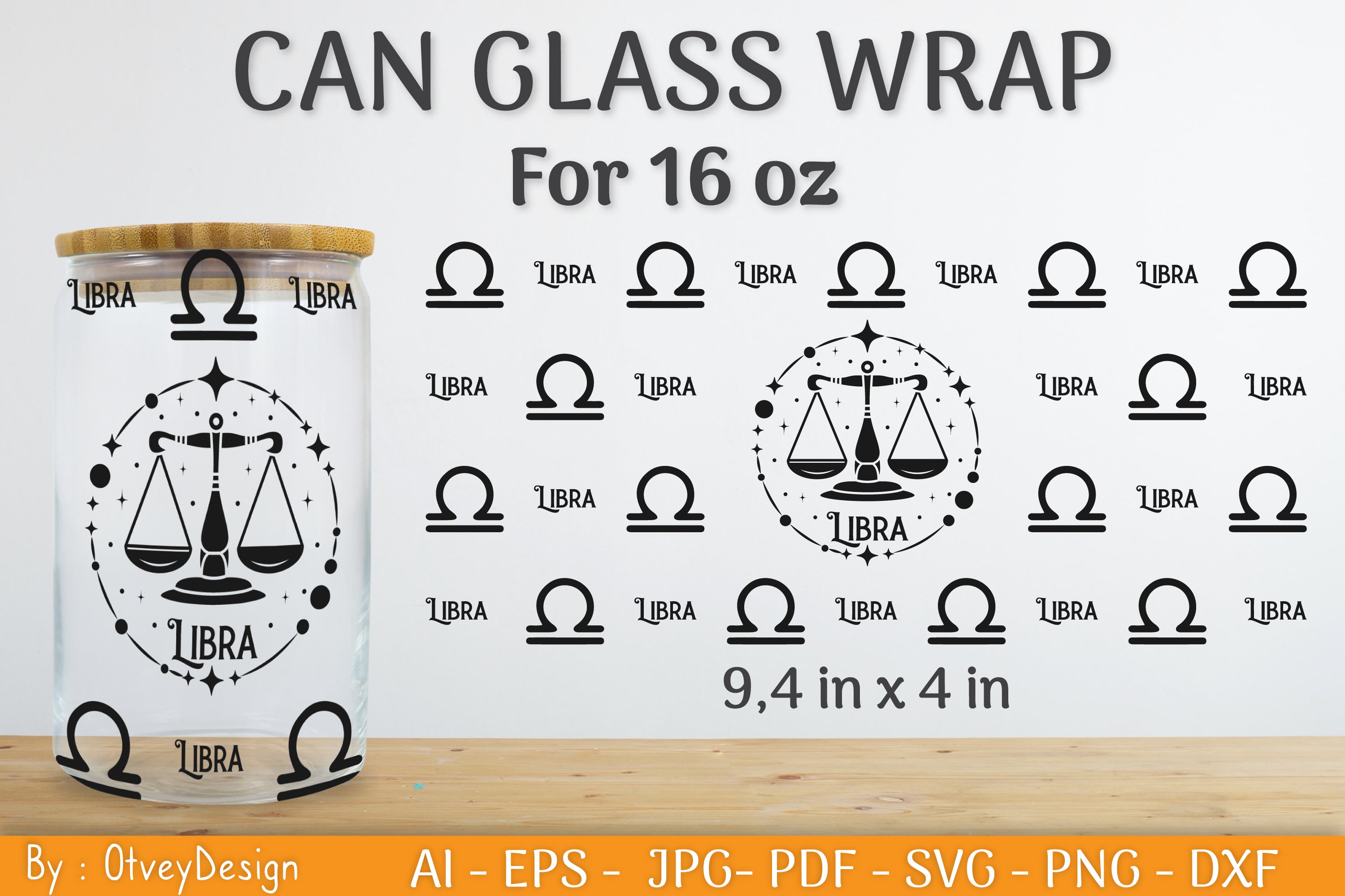 Zodiac Beer Can Glass 16 OZ SVG Bundle