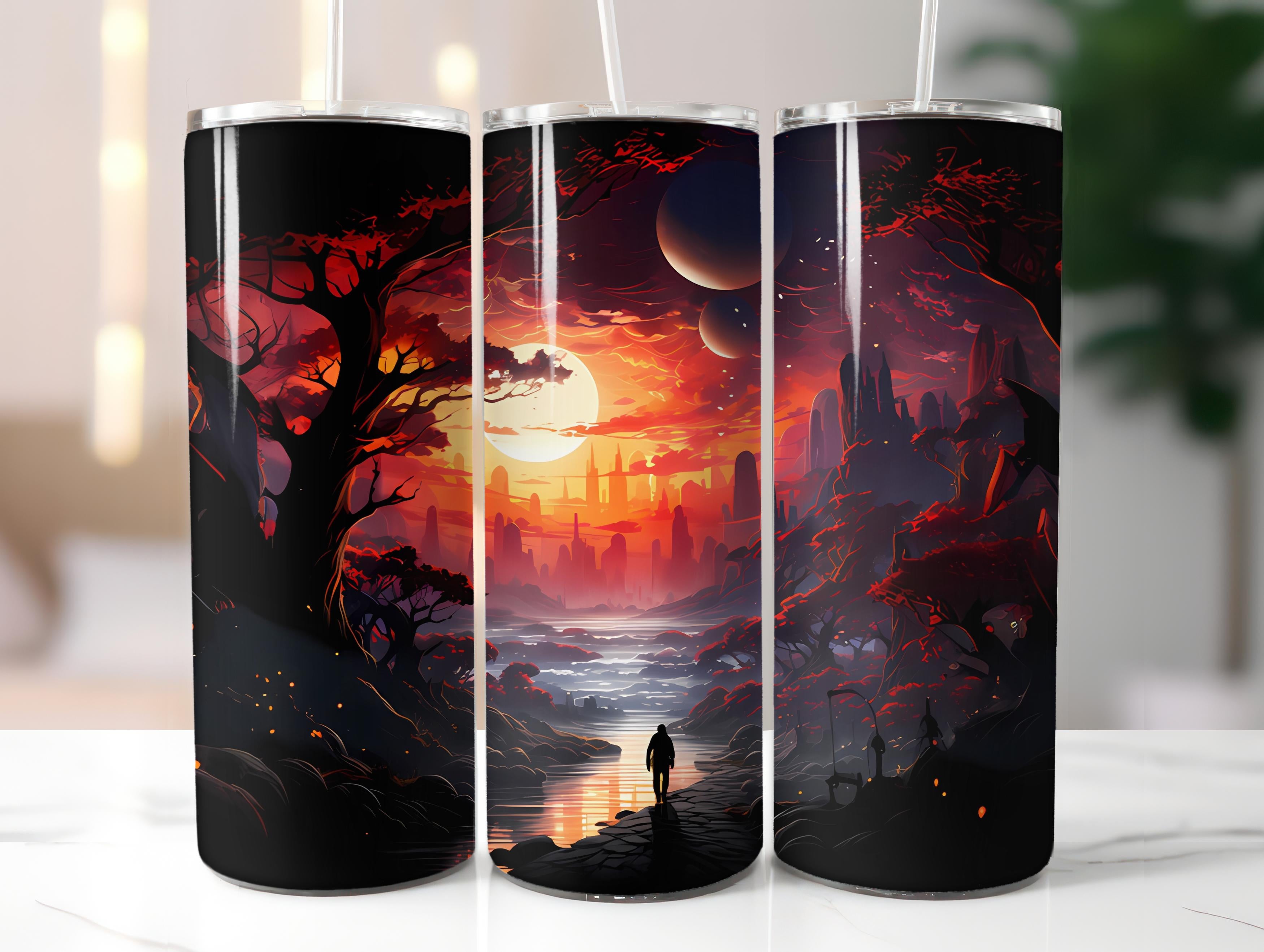 Adventure Travel 3 Tumbler Wrap - CraftNest