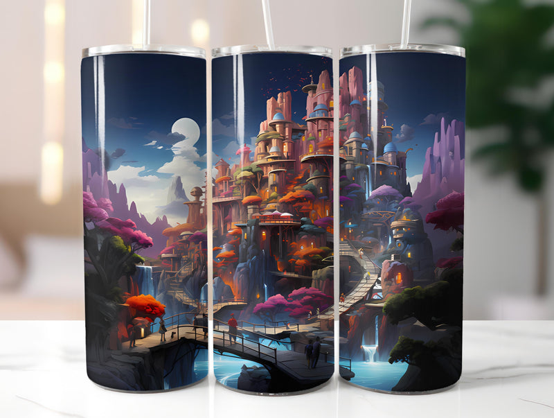 Adventure Travel 2 Tumbler Wrap - CraftNest