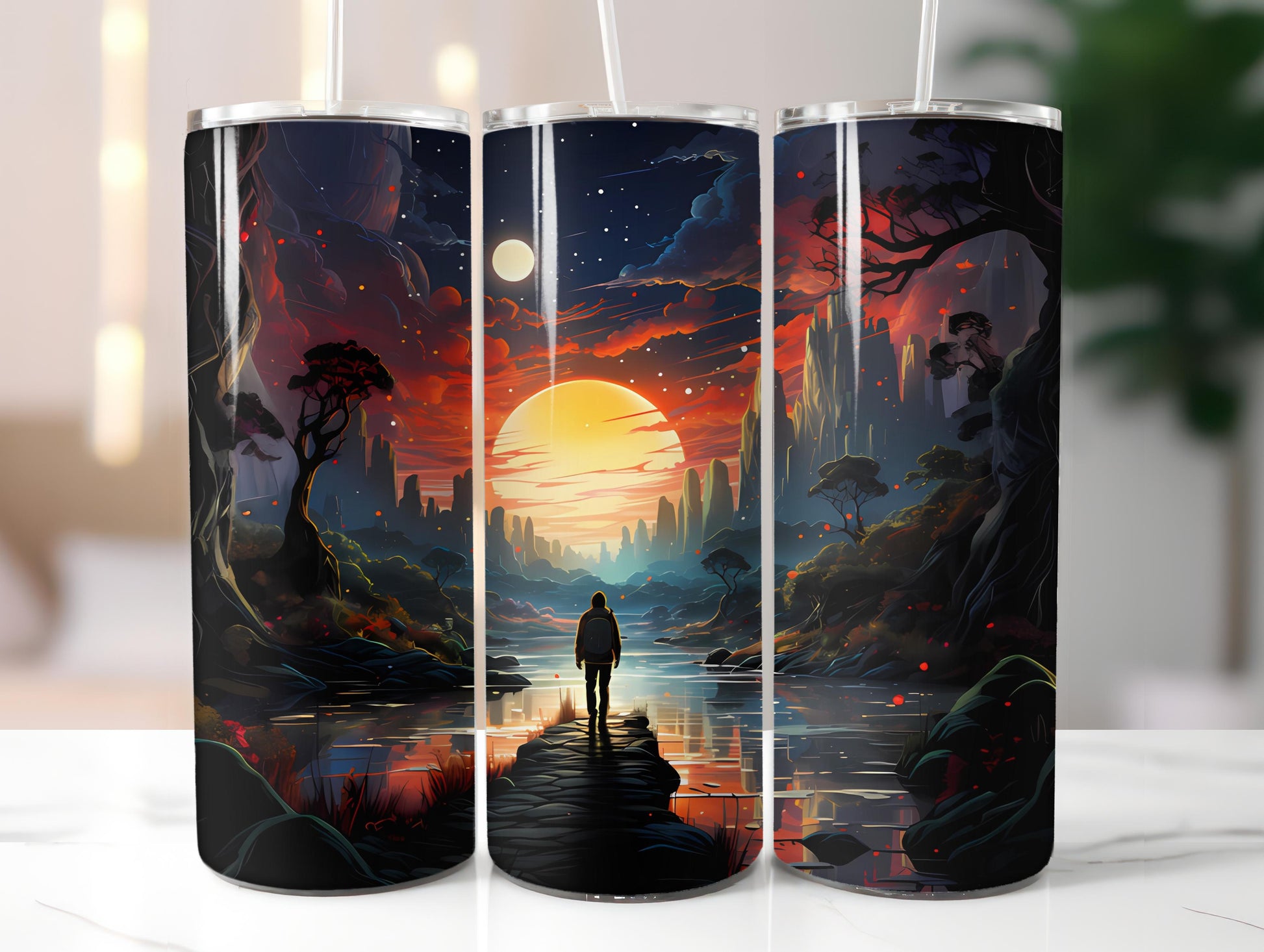 Adventure Travel 3 Tumbler Wrap - CraftNest