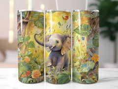 Baby Elephant Tumbler Wrap - CraftNest