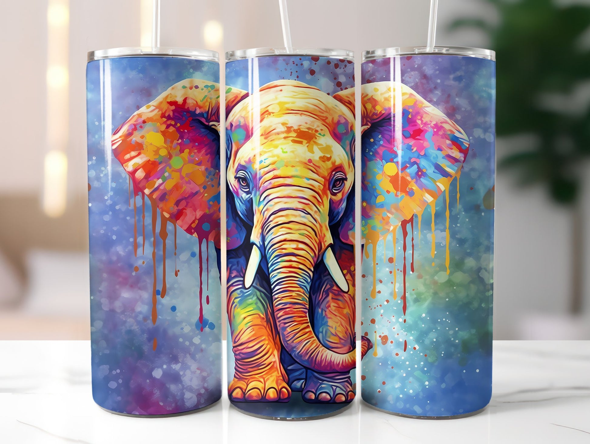 Baby Elephant Tumbler Wrap - CraftNest