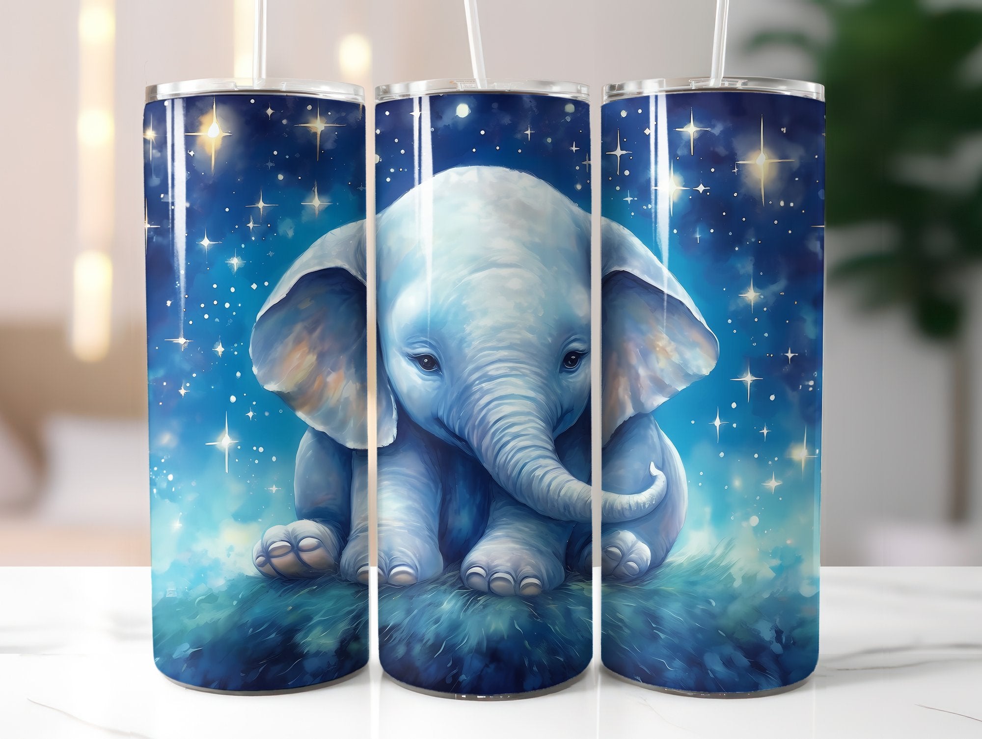 Baby Elephant Tumbler Wrap - CraftNest