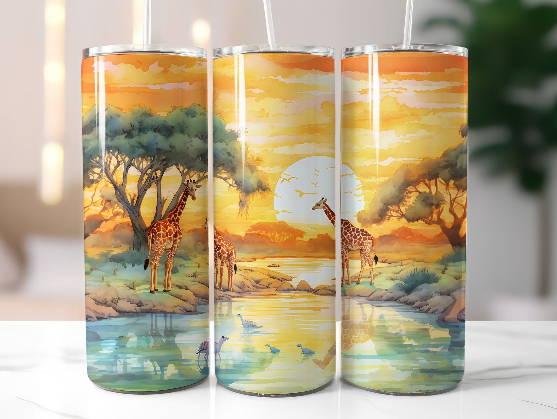 Baby Giraffes Tumbler Wrap - CraftNest