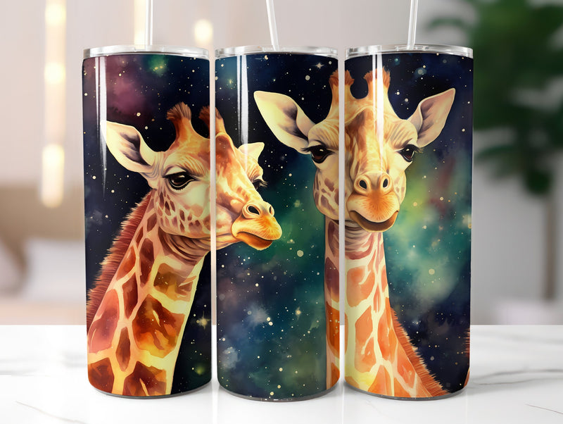 Baby Giraffes Tumbler Wrap - CraftNest