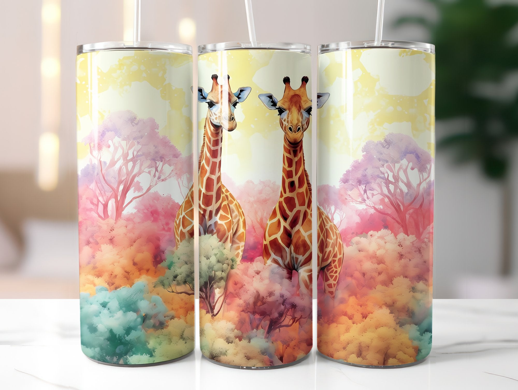 Baby Giraffes Tumbler Wrap - CraftNest