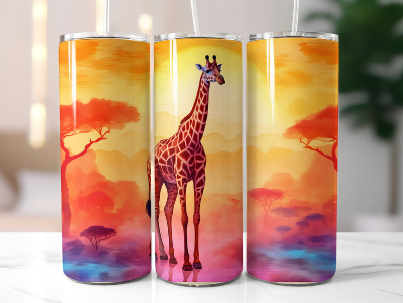 Baby Giraffes Tumbler Wrap - CraftNest