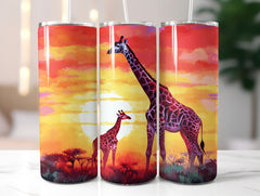 Baby Giraffes Tumbler Wrap - CraftNest