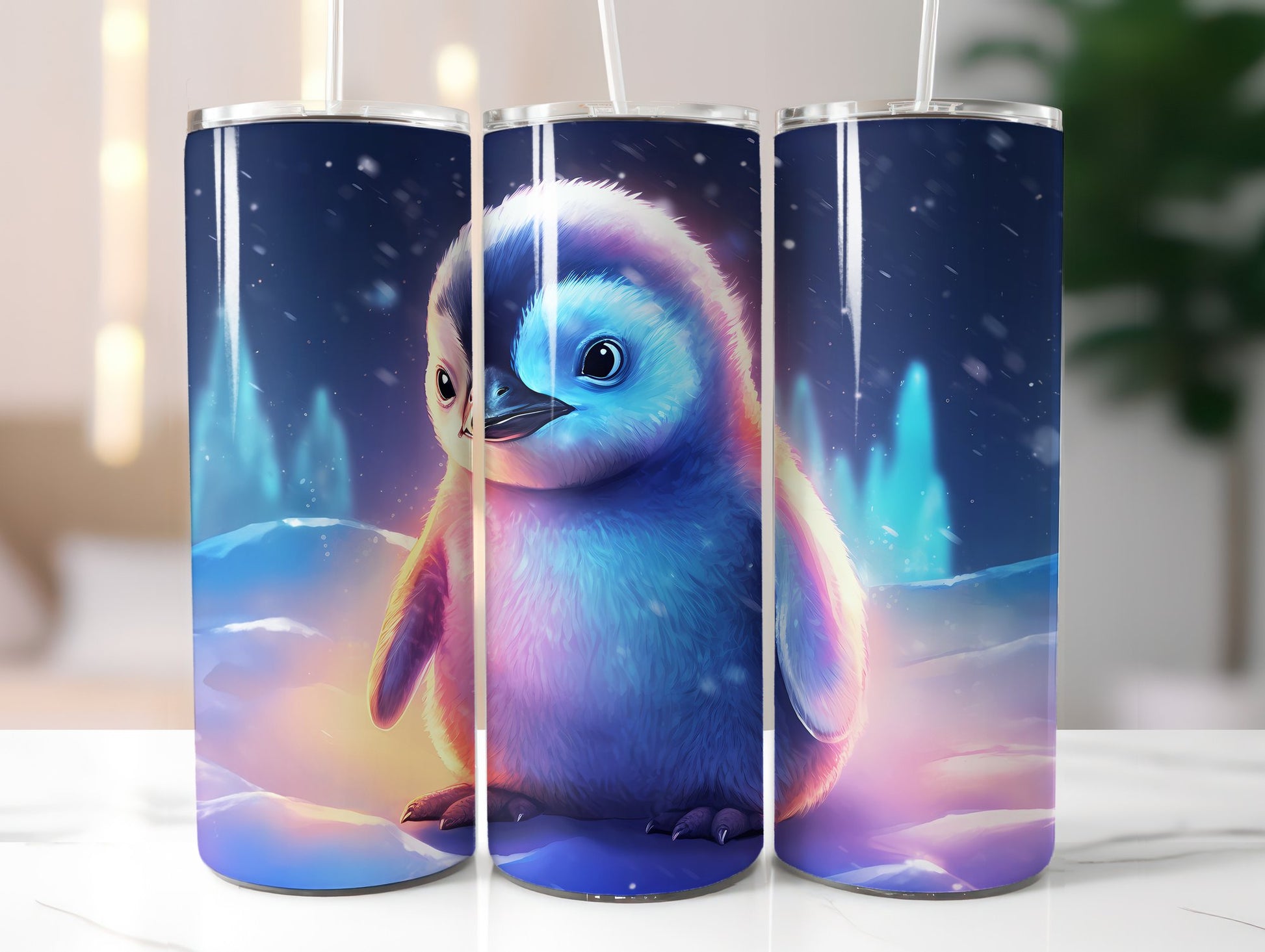 Baby Pinguins Tumbler Wrap - CraftNest