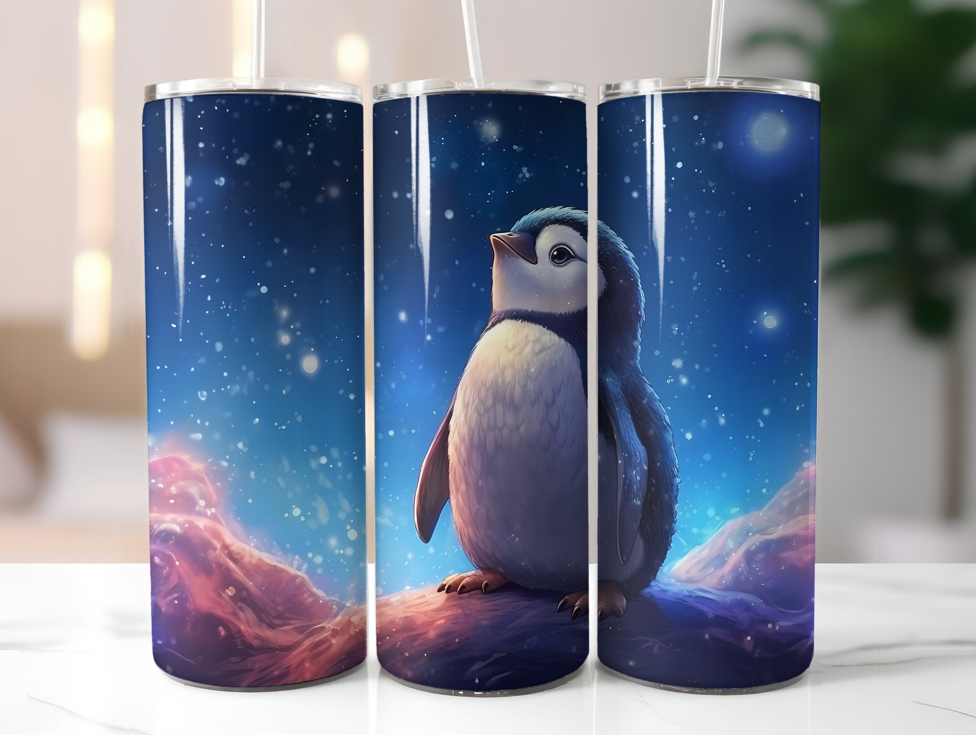 Baby Pinguins Tumbler Wrap - CraftNest