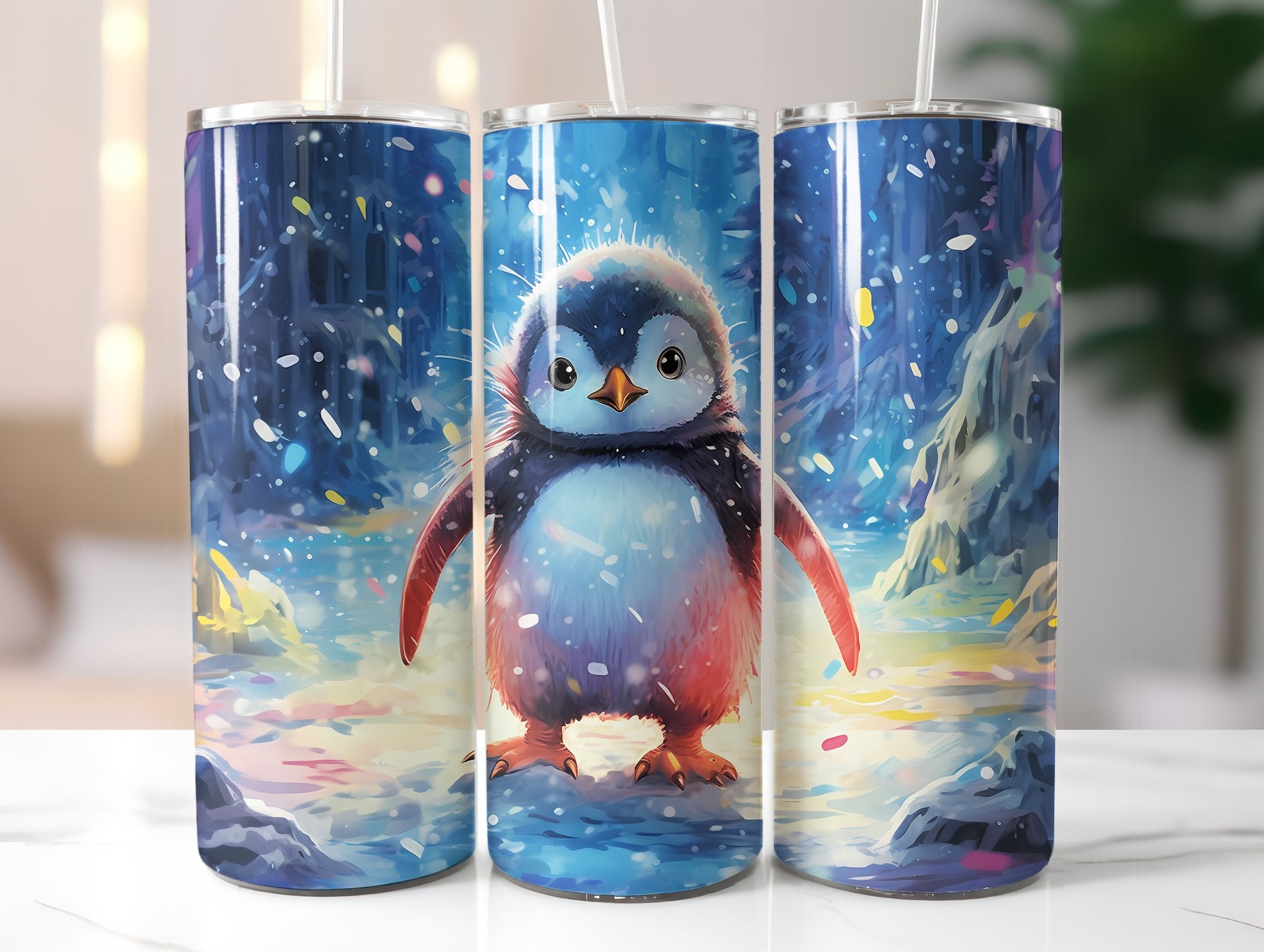 Baby Pinguins Tumbler Wrap - CraftNest