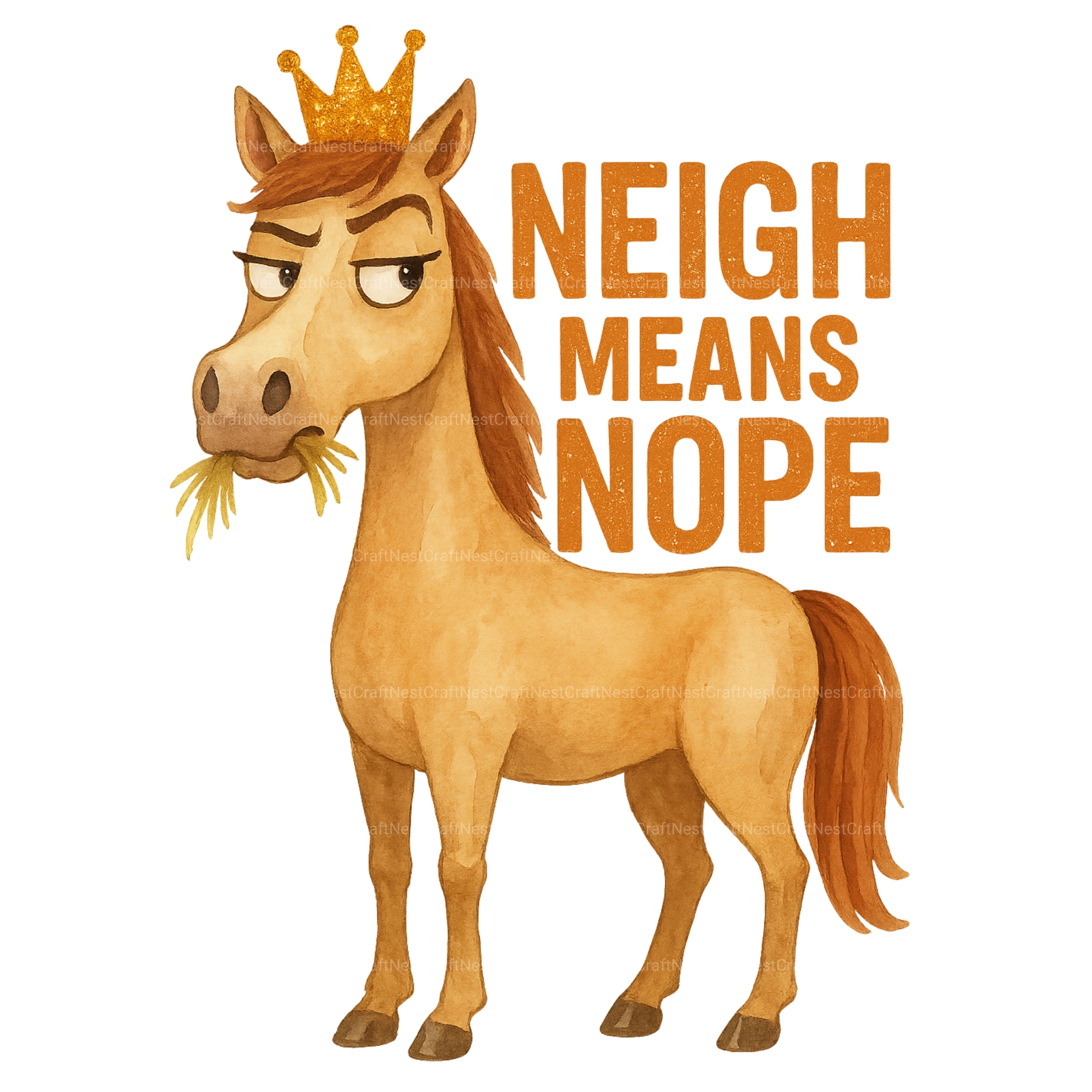 Funny Horse Quotes Clipart Bundle - CraftNest - Digital Crafting and Art