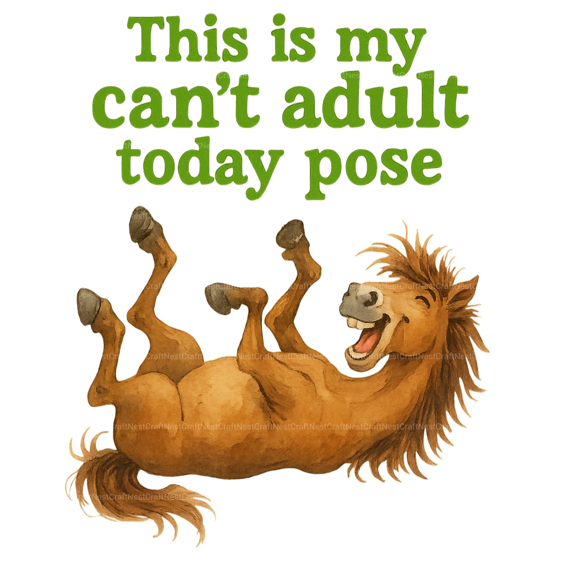 Funny Horse Quotes Clipart Bundle - CraftNest - Digital Crafting and Art