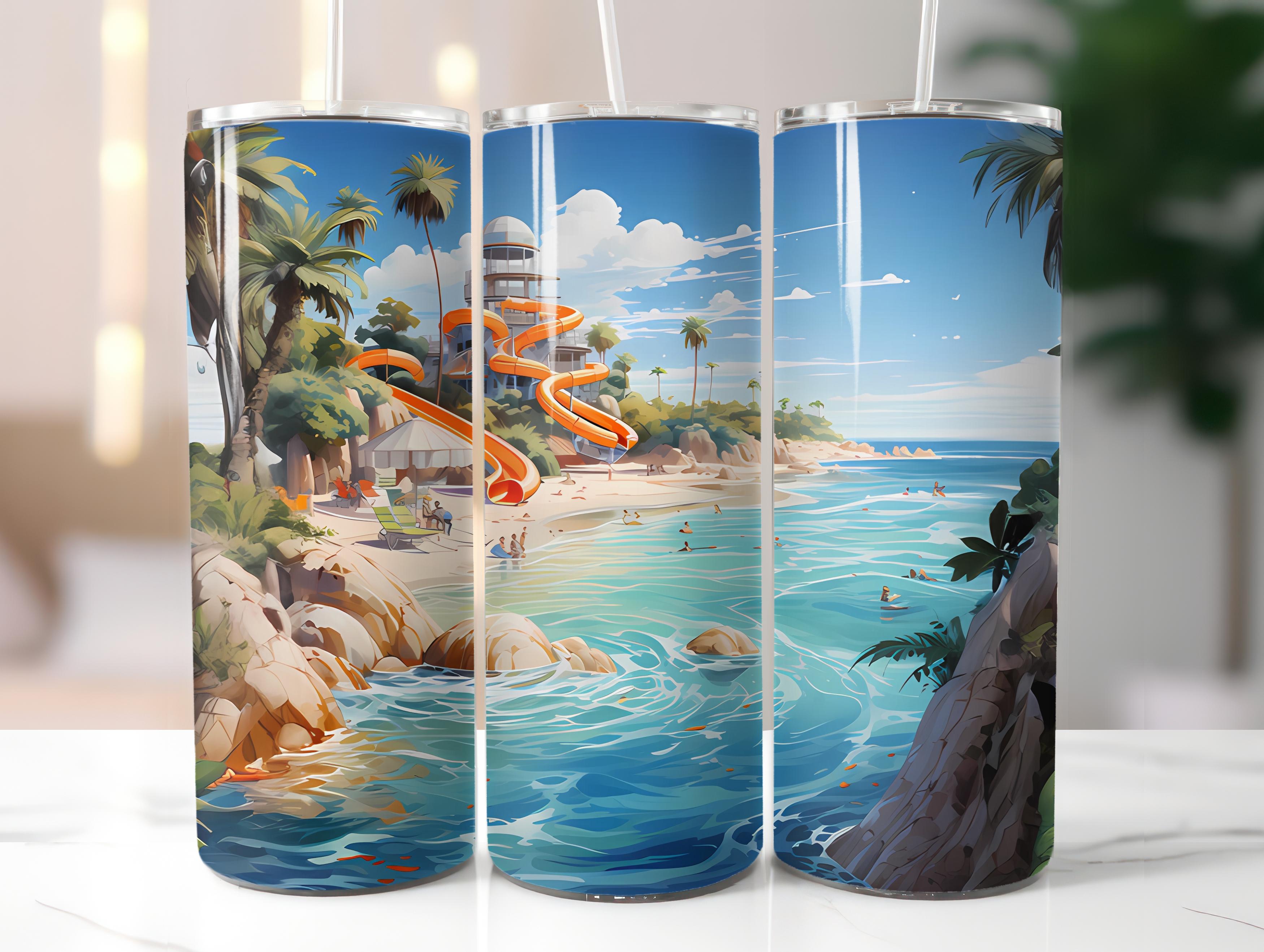 Beach Vacation 1 Tumbler Wrap - CraftNest