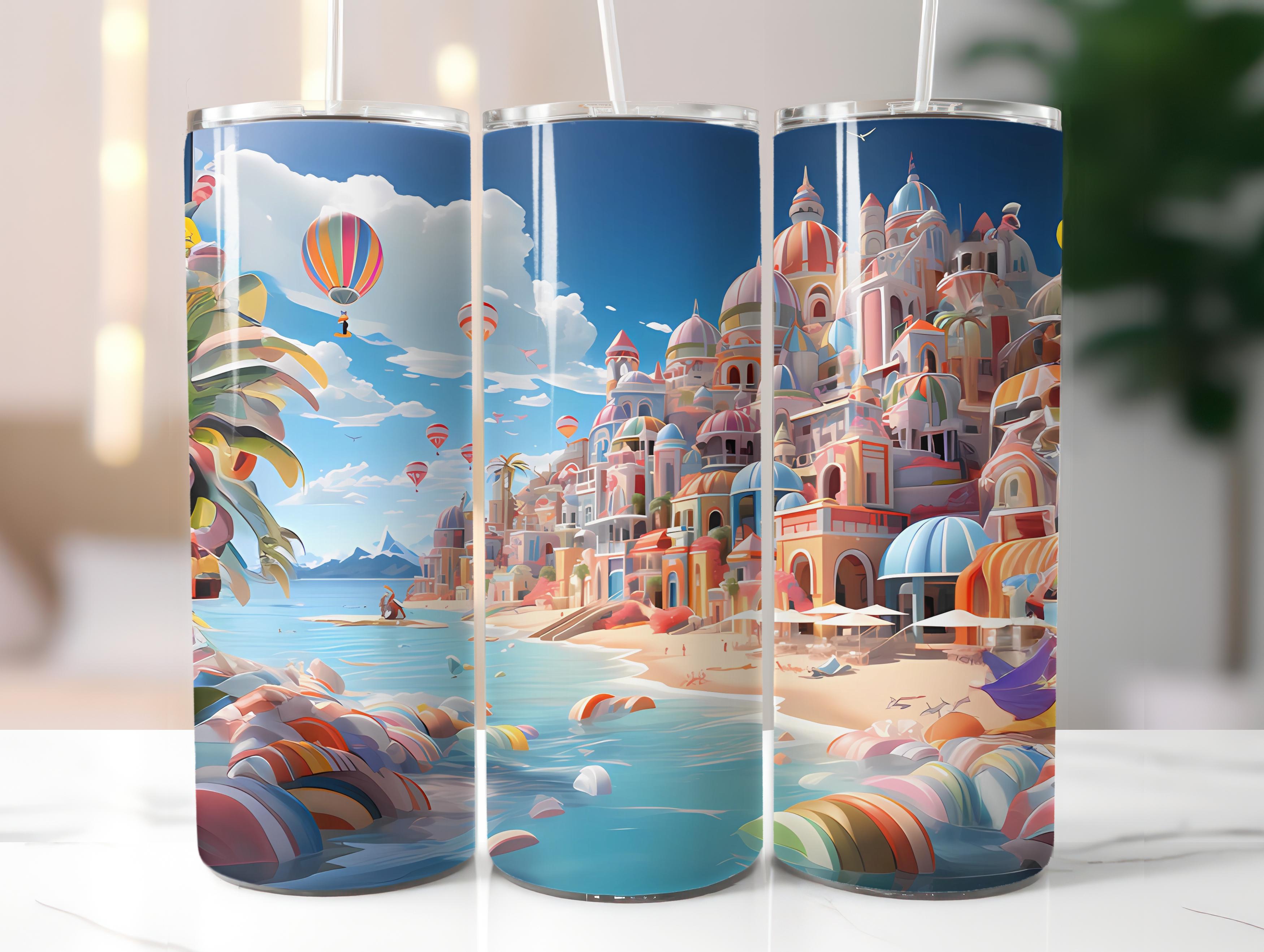 Beach Vacation 1 Tumbler Wrap - CraftNest