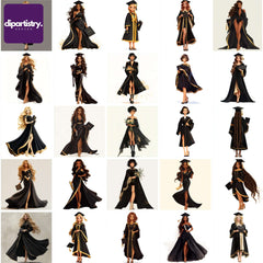 Female Graduate Students Clipart - CraftNest - Digital Crafting and Art