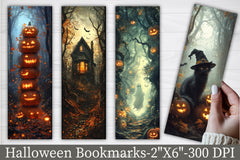 Halloween Bookmarks Junk Journal 2 - CraftNest - Digital Crafting and Art