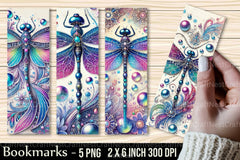 Dragonfly Magic Bookmark Junk Journal - CraftNest - Digital Crafting and Art