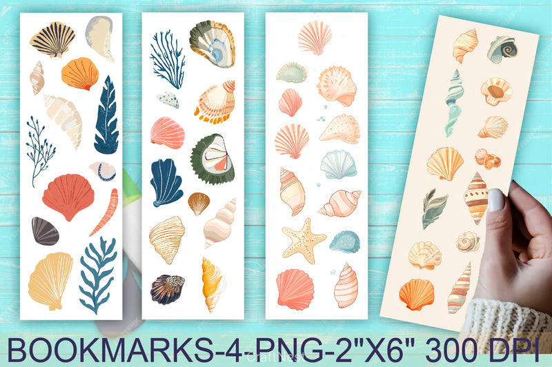 Summer Seashell Bookmark Journal - CraftNest - Digital Crafting and Art
