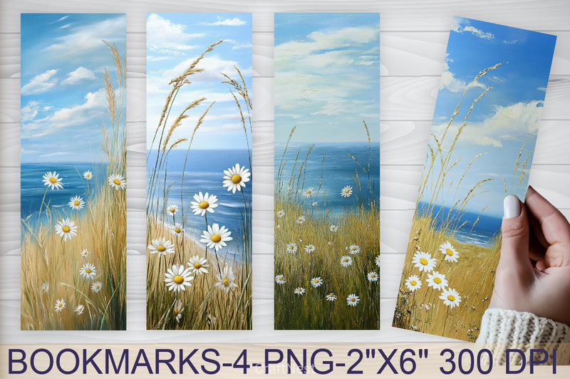 Seaside Daisy Bookmark Journal - CraftNest - Digital Crafting and Art