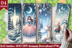 Winter Fairytale Bookmark Journal - CraftNest - Digital Crafting and Art