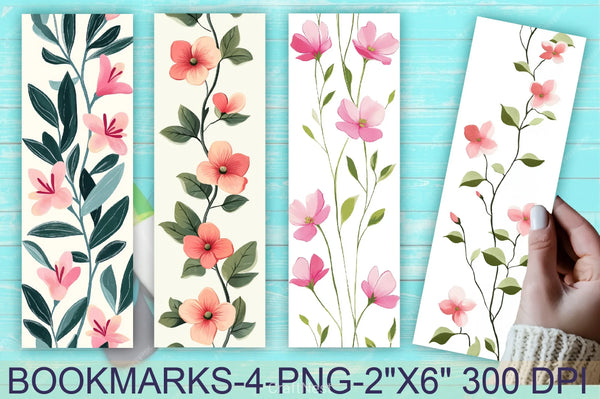 Summer Floral Bookmark Journal