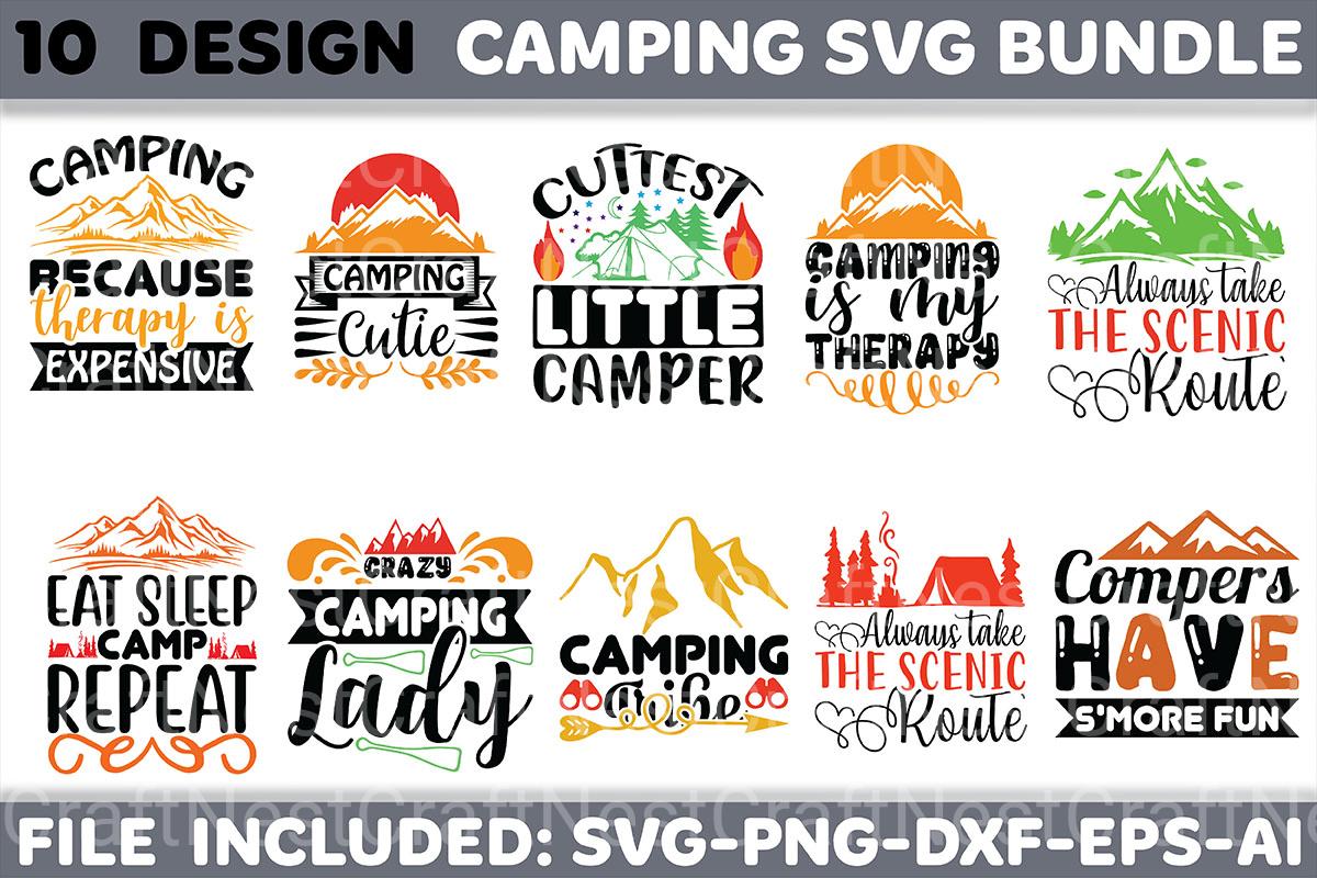 Camping SVG Bundle 5 - CraftNest - Digital Crafting and Art
