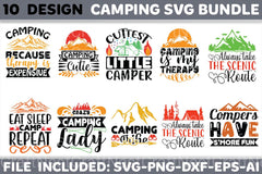 Camping SVG Bundle 5 - CraftNest - Digital Crafting and Art