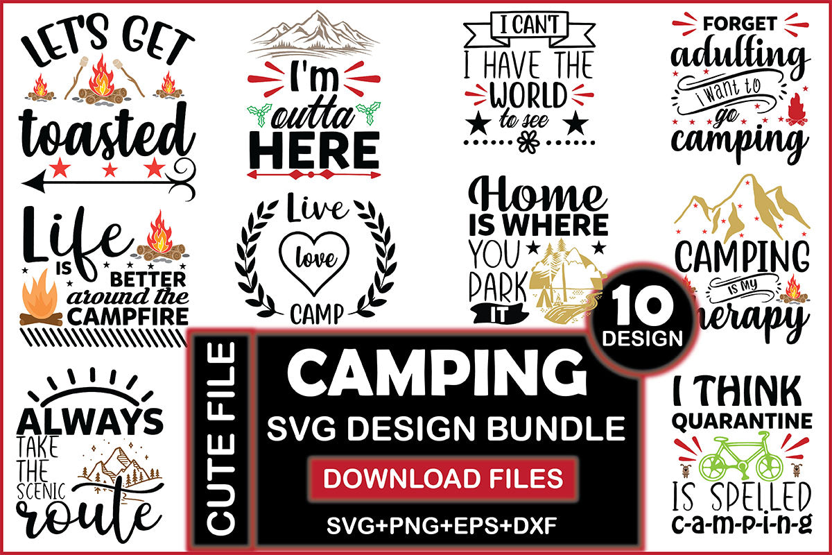 Camping Bundle 6 - CraftNest - Digital Crafting and Art