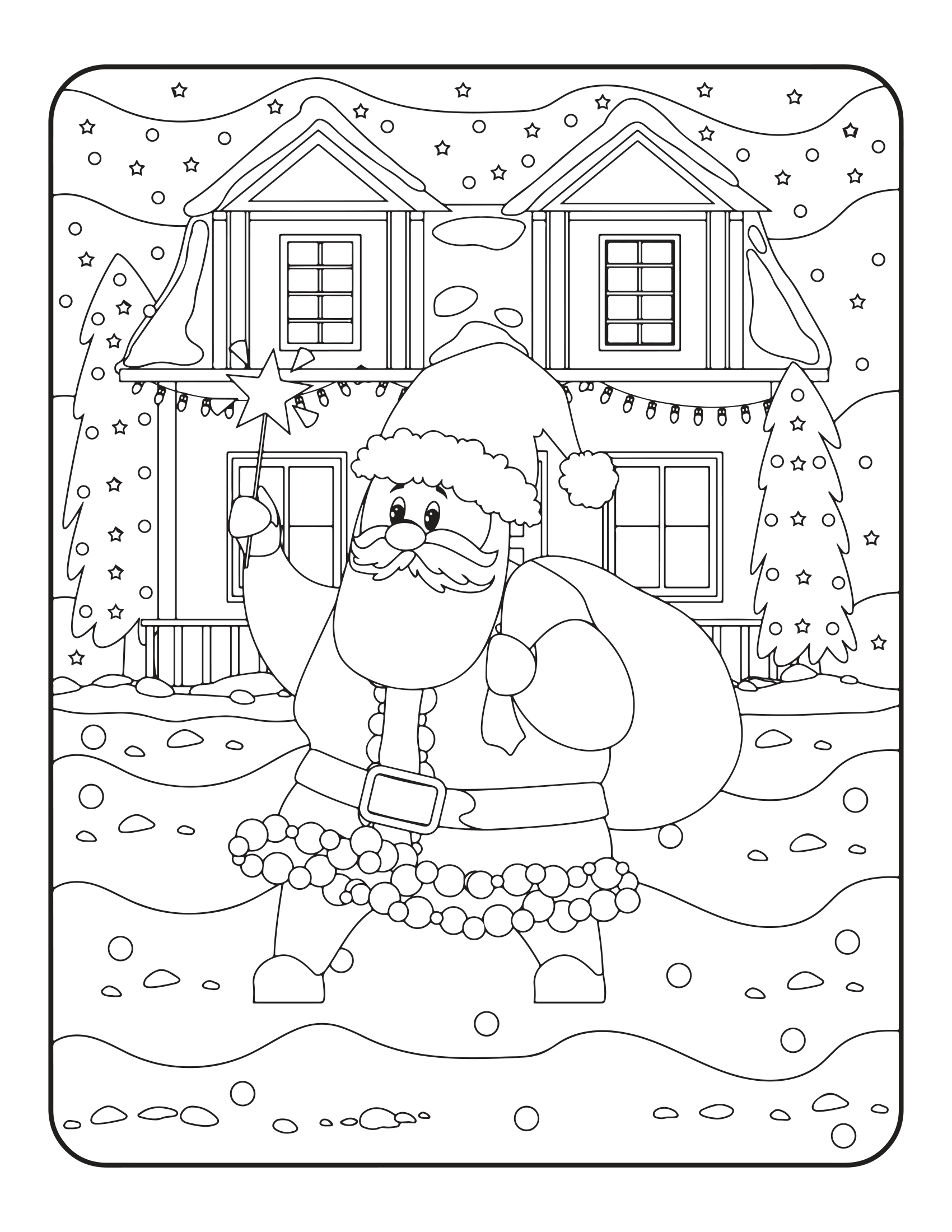 Kids Christmas Coloring Pages Coloring Book 2