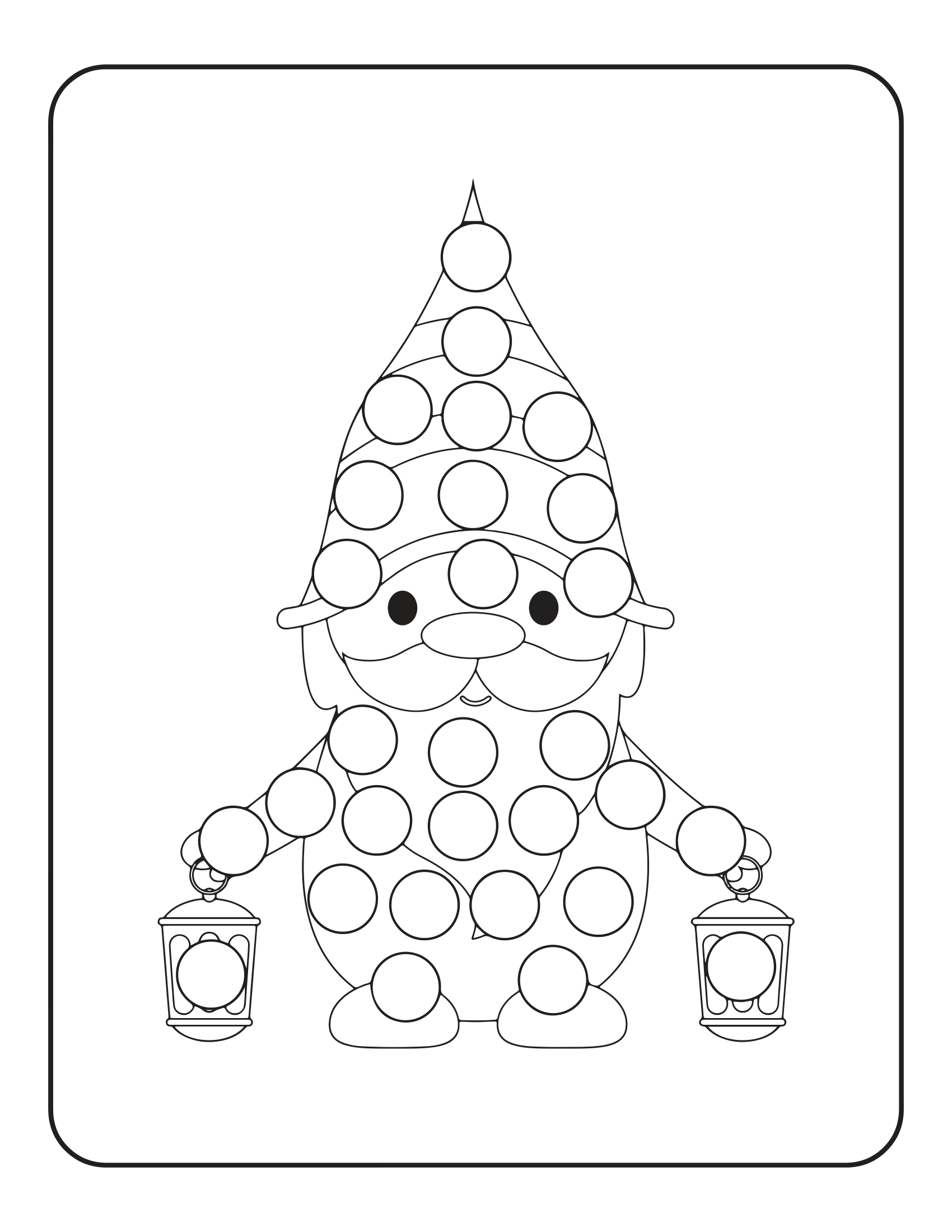 Kids Christmas Dot Marker Coloring Book 1