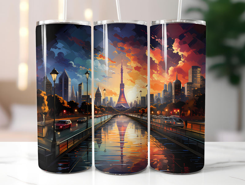 City Travel 2 Tumbler Wrap - CraftNest