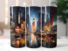 City Travel 3 Tumbler Wrap - CraftNest