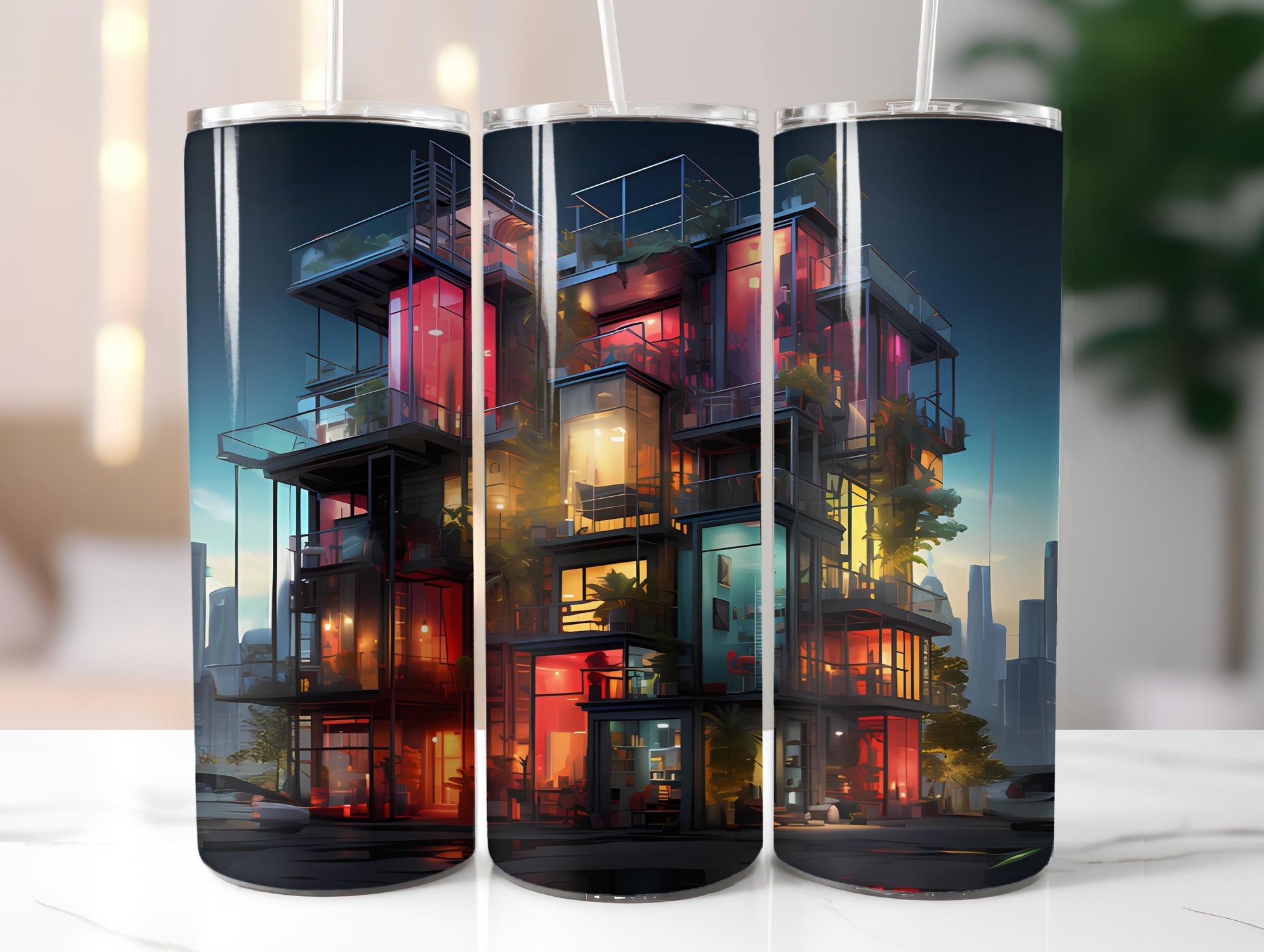 City Travel 3 Tumbler Wrap - CraftNest