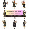 Girl Graduation Students Clipart