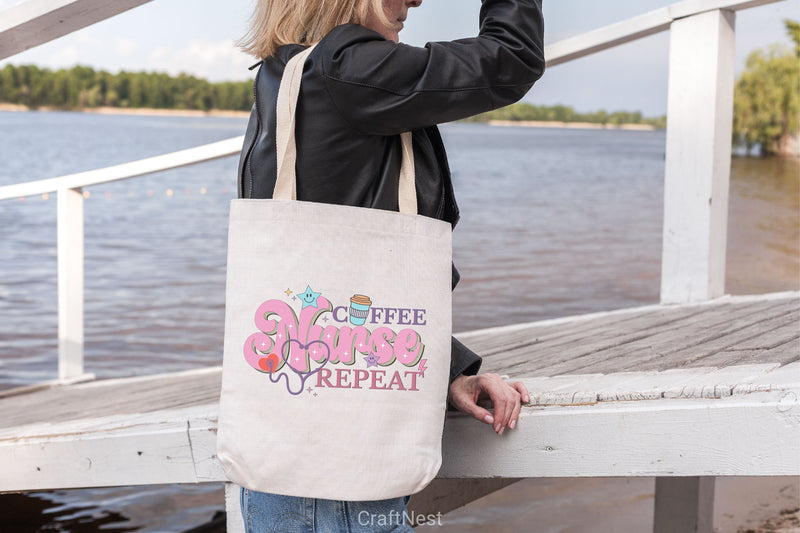 Coffee Nurse Repeat SVG Bundle - CraftNest - Digital Crafting and Art
