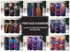 Vintage Fashion 2 Tumbler Wrap