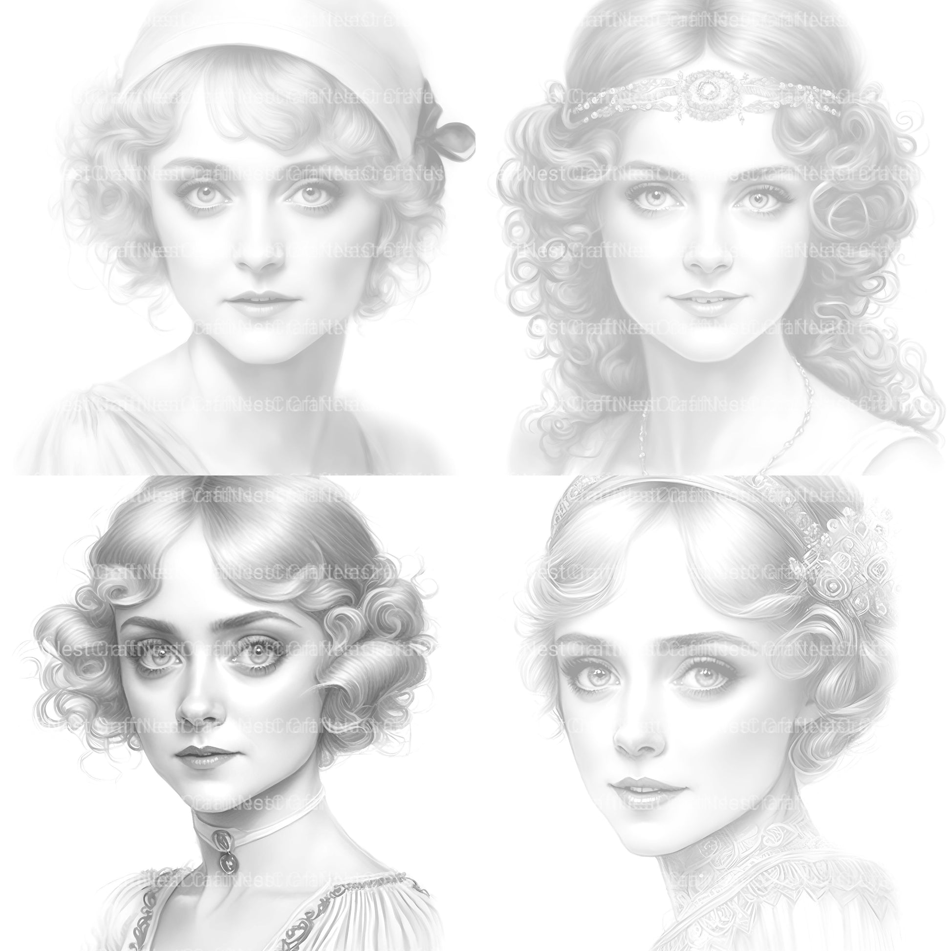 Brides Coloring Book - CraftNest - Digital Crafting and Art