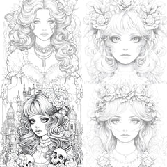 Little Princess Coloring Book - CraftNest - Digital Crafting and Art