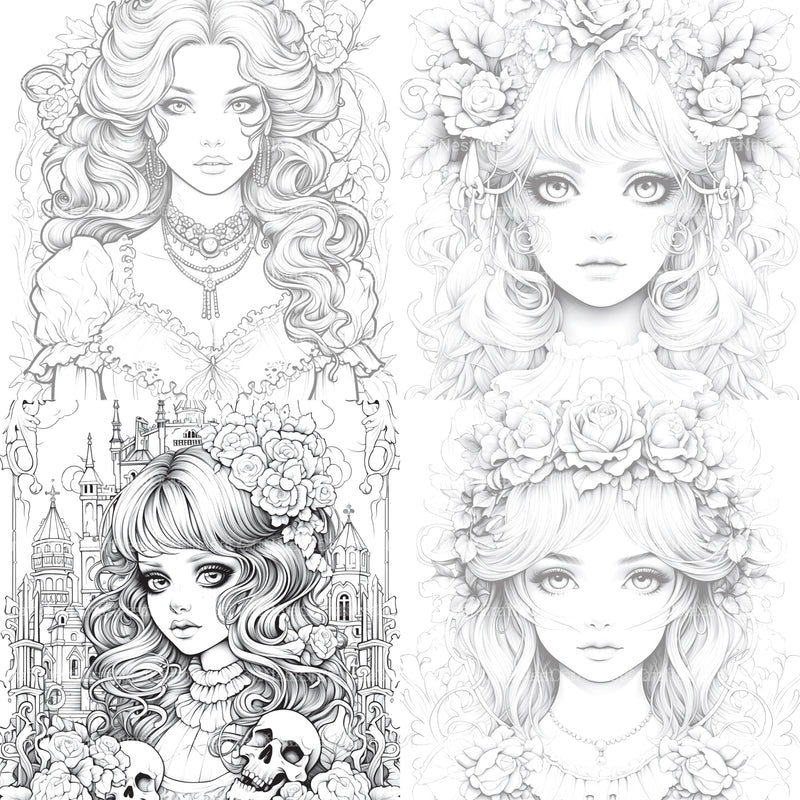 Little Princess Coloring Book - CraftNest - Digital Crafting and Art