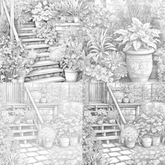 Herb Garden Coloring Book - CraftNest - Digital Crafting and Art