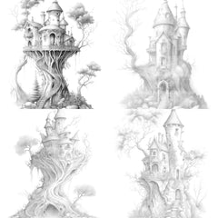 Fairy Fort Coloring Book - CraftNest - Digital Crafting and Art