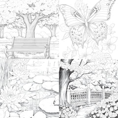 Springtime Garden Coloring Book - CraftNest - Digital Crafting and Art