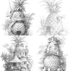 Fairy House Coloring Book - CraftNest - Digital Crafting and Art