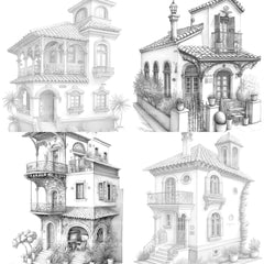 Chile Tiny House Coloring Book 1 - CraftNest - Digital Crafting and Art